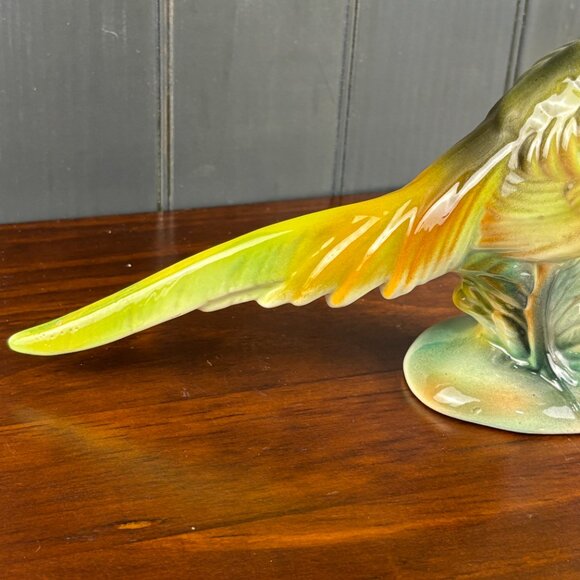 Vintage Pair of Stewart B. McCulloch Ceramic Pheasant Figurines Hand Painted - Picture 7 of 15